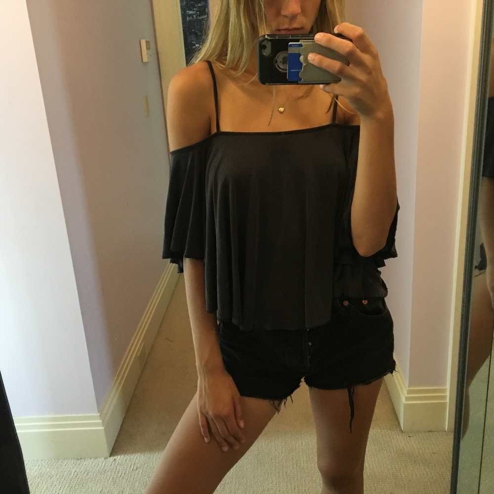 Urban Outfitters Off The Shoulder Top